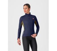 Castelli Entrata 2 Jacket Bleu S Femme Blue Belgian / Green Olive