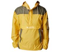 Veste coupe-vent Columbia CHALLENGER - Jaune - Randonnée - Mixte - Respirant - Manches longues XS