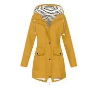 Veste Coupe Vent Femme Imperméable Manteau De Pluie Long Avec Capuche Kaki Cuir Noir Rains Impermeable Grande Taille Cire Bleu Marine Sport Running Doudoune