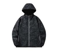 Veste Coupe Vent Homme Chaud Grande Taille Blouson Zippée Respirante Randonnée Manteau Parka Running Impermeable Veste Pluie Legere Sport Veste Jacket Hiver Veste de Pluie