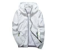 Veste Coupe Vent Homme Sport Randonnée Veste de Pluie Hiver Respirante Impermeable Parka Manteau Chaud Legere Blouson Running Grande Taille Jacket Veste Pluie Zippée Veste