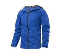 Veste coupe-vent imperméable 2026, bleu, M