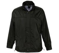 Veste Coupe-Vent Imperméable Doublé Jersey - 46000 - Noir - Mixte Homme Femme