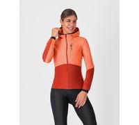 Veste coupe-vent légère Castelli Fly Unltd orange femme - S
