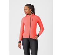 Castelli Fly Unlimited Jacket Orange S Femme Brilliant Red