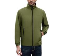 Veste coupe-vent légère et fine pour homme - Coupe-vent et imperméable, Vert foncé, L