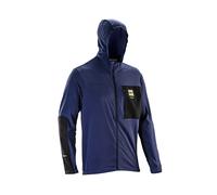 Veste Coupe-Vent MTB LEATT Windblock 1.0 Bleu Galassia Ultra-légère Slim Fit