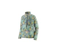 Veste coupe vent patagonia houdini stash 1 2 zip vert femme