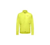 Veste coupe vent running homme gore wear concurve jaune fluo