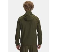 Veste Coupe-Vent Under Armour Stretch Woven Pour Homme Expedition Vert / Blanc M