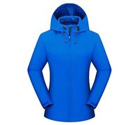Veste Coupe-Vent Unisex Rain Basic Jacket Windproof Mi Saison Vêtements d'Extérieur Long de Pluie Slim Fit fine pour la randonnée Voyage
