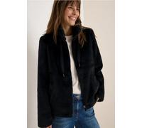 Veste courte en imitation fourrure