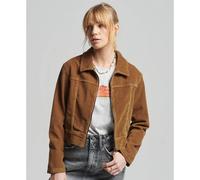 Veste courte en velours côtelé femme Superdry Vintage Marron L