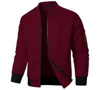 Veste Cuir Homme avec Capuche Manteau 3 4 Homme Veste Homme LéGèRe Veste Et Parka Homme Veste Qui Se Ferme Jusqu à La Tete Parka Homme Deperlante Polaire Blanche Homme Veste Universitaire Rouge