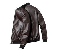 Veste Cuir Homme Hommes Hiver Manteau Sherpa Moto Blousons Bombers Retro Perfecto Punk Mi Saison Jacket Legere Automne Blouson Noir