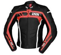 veste cuir ixs ld rs-600 1.0 - noir / rouge / blanc T 56