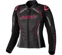 Veste cuir moto femme RST S1 CE Noir XS