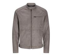Veste cuir moto Jack & Jones Dylan Marron 2XL
