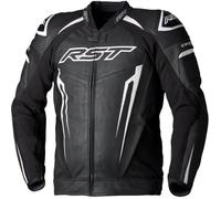 RST TracTech Evo 5, veste en cuir perforé S Noir/Blanc Noir/Blanc