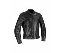 Veste Cuir Noir BERING Morton Avec Protections Approuvé cafe racer