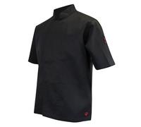 Veste cuisinier MC pressions cachées ECUMOIRE NOIR - LMA LEBEURRE - 2136 XXL