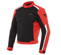 Dainese Hydraflux 2 Air D-Dry Jacket, Veste Moto Légère, Homme, Noir/Rouge Lave, 64