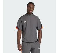 VESTE D’ÉCHAUFFEMENT MANCHES COURTES BASKETBALL DBB HOMMES Grey Six S