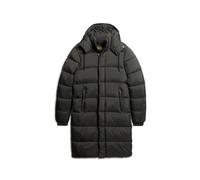 Superdry Rips Longline Puffer Jacket Marron M Homme