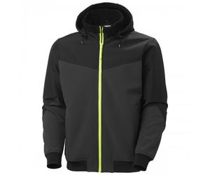Veste d’hiver doublée Softshell Oxford - noir et jaune - taille 2XL HELLY HANSEN