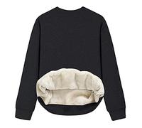 Veste D Interieur Femme Polaire Chaude Sans Capuche,Manteau Femme Hiver Grande Taille, Sweat Doublée En Polaire Épais Sweatshirt Couleur Unie Décontracté Manteau Polyvalent Manche Longue Manteaux