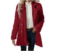 Veste d Interieur Femme Polaire Chaude sans Capuche Manteau Femme Hiver Veste Teddy à Mode Manteau Peluche Surdimensionné Cardigan Polaire Chaud Blouson Manteaux Femmes d'hiver Long Chaud