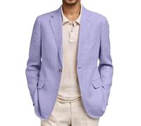 Veste d'affaires décontractée avec manches longues tombantes, coupe étroite, boutonnée, idéale pour les fêtes de mariage, les occasions formelles, peut être combinée avec un pantalon ou un jean