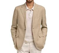 Veste d'affaires décontractée avec manches longues tombantes, coupe étroite, boutonnée, idéale pour les fêtes de mariage, les occasions formelles, peut être combinée avec un pantalon ou un jean