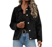 Veste Daim Femme Oversize Faux Suede Bomber Veste Manteau d'hiver Manches Longues Vestes Vêtements Casual Outwear Bombers Blouson Femmes Mi Saison Automne et Hiver Manteaux Winter Jacket Women Noel