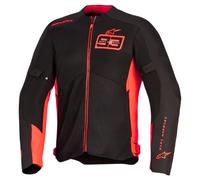 Veste d'air Alpinestars MM93 C-1 rouge fluo rouge vif noir