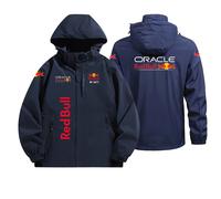 Veste d'alpinisme à capuche pour hommes, imperméable et coupe-vent, avec Logo Red Bull, pour l'extérieur, printemps-automne, 2021, livrée avec une fermeture à glissière No logo