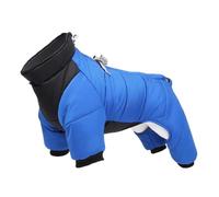 Veste d'automne Et d'hiver Épaisse Et Chaude pour Animaux De Compagnie, Coupe-Vent, Imperméable, Vêtements pour Chiens De Petite Et Moyenne Taille, Chihuahua, Bouledogue Français, Carlin,Bleu,3XL