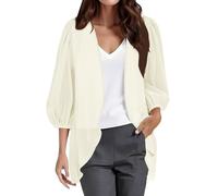 Veste d'automne pour femme - Veste en tricot - Cardigan - Veste polaire - Veste en laine - Veste traditionnelle - Veste de transition - Veste de sport - Veste de course - Couleur unie - Confortable