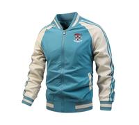 Veste D'automne Zippé Horror Video Game Enthusiast, Blouson Casual Thin Classique Beau, Coupe-Vent Décontracté avec Poche, camping(Blue,3XL)