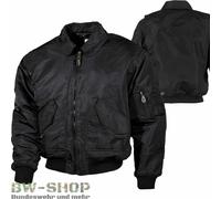 VESTE D'AVIATEUR BRANDIT US CWU NOIRE BLOUSON DE PILOTE DE L'ARMÉE BLOUSON DE...