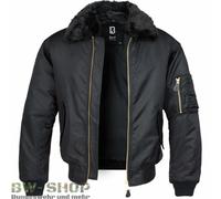 Brandit Veste MA2 Fur Collar Col en fourrure Noir L
