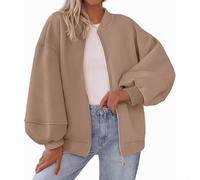Veste de baseball solide à manches longues pour femme, col de baseball, chaud et décontracté, pour les occasions, pour l'occidental, pour polyvalent, pour éleveur, pour superbe, pour les bords, pour