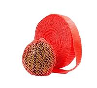 Veste de bouteille, veste de filet de mousse, Ensemble de manchons en mousse for fruits colorés, pochette longue, rouleau de protection antichoc(Red,9cmx20m)