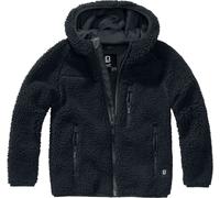 Veste de Brandit - Veste Enfant Polaire - 122/128 à 170/176 - pour filles & garçonse - noir 15-16 Ans