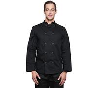 Veste de Chef Oregano Unisexe à Manches Longues Noir M