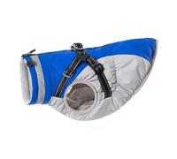 Veste De Compagnie Chaude d'hiver Extérieur Imperméable Réfléchissant Shiba Inu Labrador Chihuahua Bulldog Golden Retriever Coat,Bleu,2XL