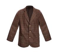 Veste de costume de médecin de voyage dans le temps pour homme - Manteau long inspiré de la série télévisée de science-fiction pour Halloween, cosplay et événements de Comic Con - Déguisement adulte