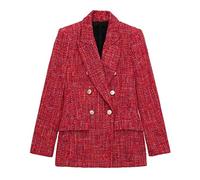 Veste de Costume de Printemps Portez une Texture Élégante à Double Poitrine, Comme montré, s
