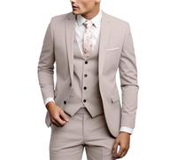 Veste de costume décontractée à 2 pièces pour homme - Blazer de smoking de mariage pour les événements formels d'affaires, les événements formels et les entretiens d'entreprise, Pnnrk, S