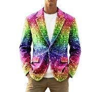 Veste De Costume Homme Blazer Homme Veste Japonaise Bling Disco Bleu Chine Paillettes Autrichienne Noir Redingote Steampunk Vert Vintage Fit Rouge XS Vestes Victorienne Tenue Africaine Paillette